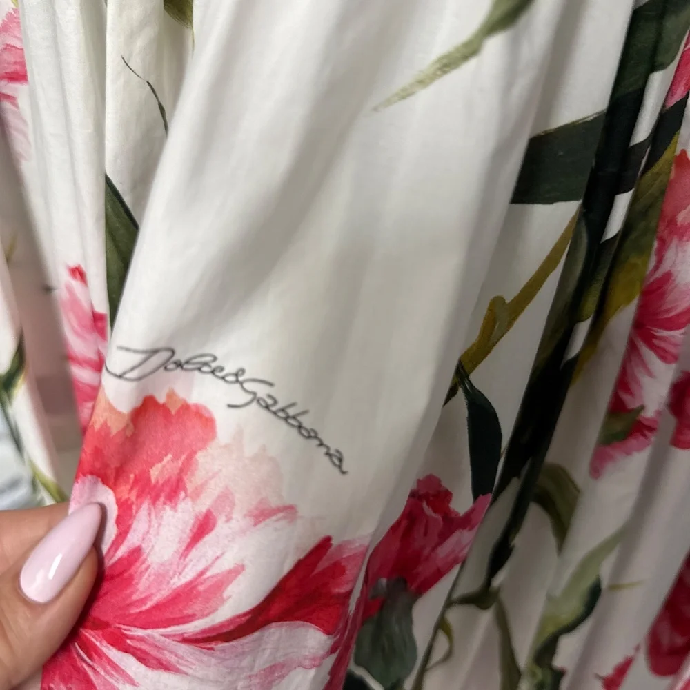 Dolce and Gabbana long floral skirt